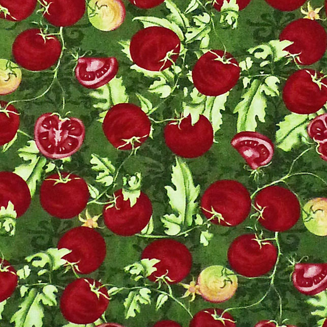 真っ赤なトマト オールオーバー/グリーン